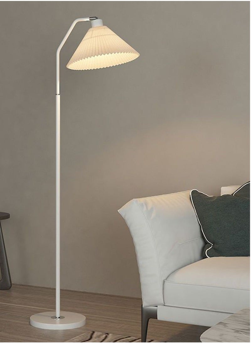 Floor Lamp, LED Straight Pole Floor Lamp, Modern Minimalist Standing Light With Pleated Lampshade, Three Color Dimming For Bedroom Living Room Office White Upgraded - pzsku/Z36E2C243EA4A6D5111D3Z/45/_/1715765224/6aae80cb-3228-42df-8c08-8756ff829163