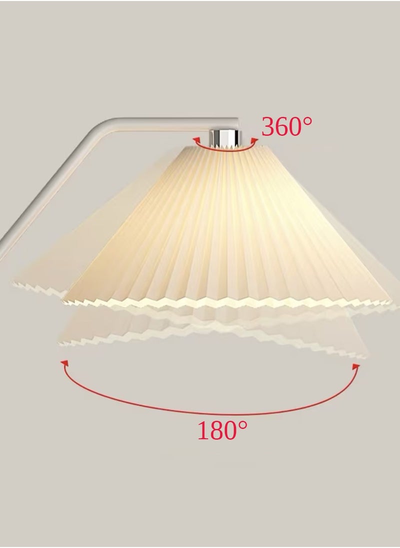 Floor Lamp, LED Straight Pole Floor Lamp, Modern Minimalist Standing Light With Pleated Lampshade, Three Color Dimming For Bedroom Living Room Office White Upgraded - pzsku/Z36E2C243EA4A6D5111D3Z/45/_/1719563636/c4100e55-81f1-48a7-8eb9-6f8b0feef63b