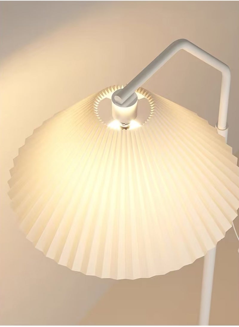 Floor Lamp, LED Straight Pole Floor Lamp, Modern Minimalist Standing Light With Pleated Lampshade, Three Color Dimming For Bedroom Living Room Office White Upgraded - pzsku/Z36E2C243EA4A6D5111D3Z/45/_/1719563728/fab0309e-d9bc-47ac-8840-81ac366531f2