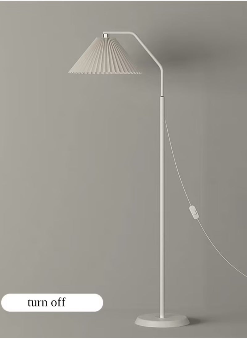 Floor Lamp, LED Straight Pole Floor Lamp, Modern Minimalist Standing Light With Pleated Lampshade, Three Color Dimming For Bedroom Living Room Office White Upgraded - pzsku/Z36E2C243EA4A6D5111D3Z/45/_/1719563729/0129bf0e-96ca-4861-8f96-3f0536ee0b6d
