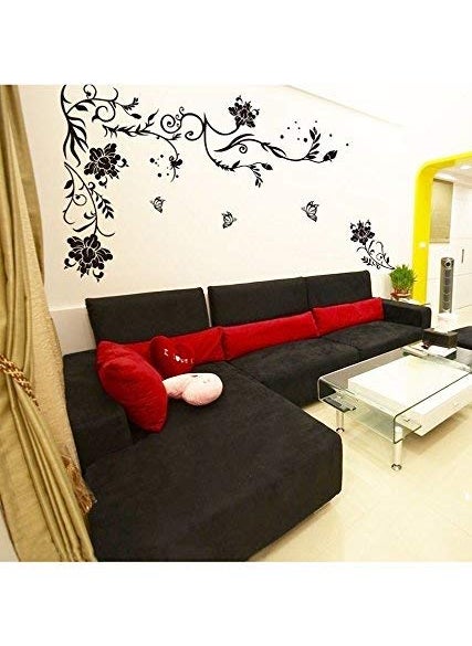 Decals Design Decals Design 'Butterflies Corner' Wall Sticker (PVC Vinyl, 90 cm x 60 cm, Multicolour)  - Image 3