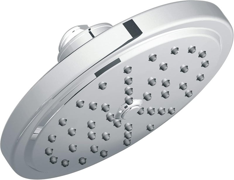 Moen S176 7-Inch Single Function Shower Head with Immersion Rainshower Technology in Chrome - Image 1