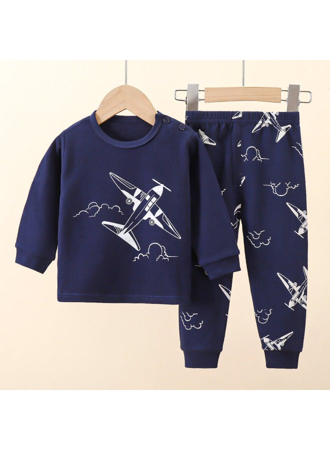 Children's Underwear Set, Autumn Pure Cotton, Big Kids Boys' Pajamas, Girls' Loungewear, Middle-aged Kids' Clothing Small And Medium-sized Kids' Clothing