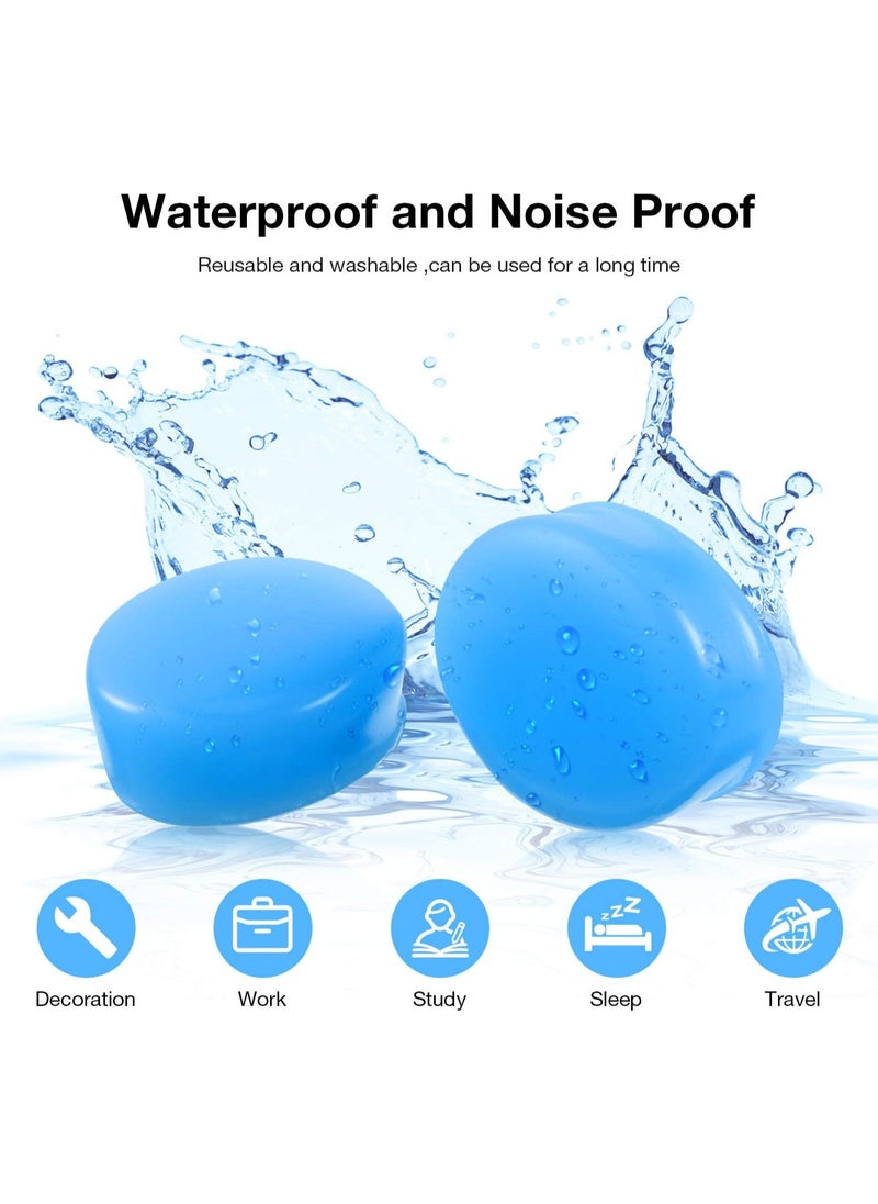 Folanry 21 Pairs Ear Plugs for Sleeping,Soft Reusable Moldable Silicone Ear Plugs, Noise Cancelling Earplugs,Sound Blocking Ear Plugs, with Case and 3 Convenient  small Travel Storage Boxes, for Swimming,Noise Cancelling Reduction Hearing Protection Earplugs  - Image 3