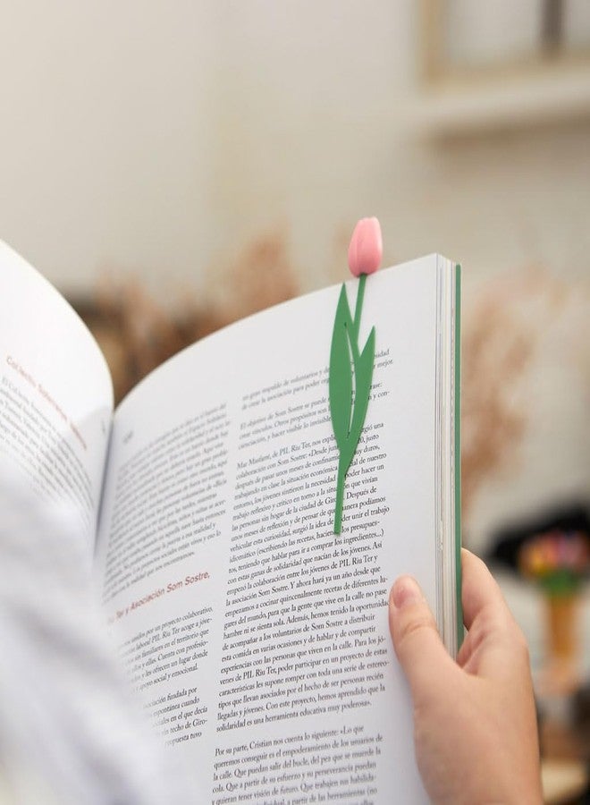 Balvi Tulip Bookmark Pink Reading Point for Books in Colour Tulip Shape, Fine and - Image 5