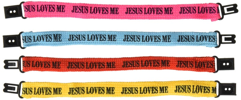 U.S. Toy Jesus Loves Me Clasp Bracelets (SS-UST-JA129) - Image 1