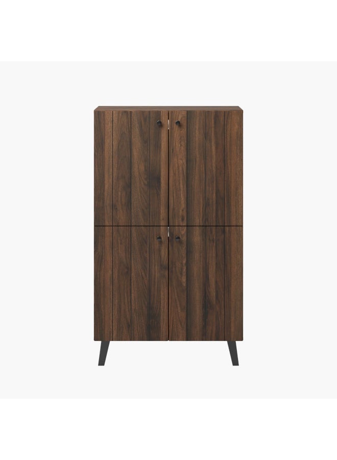 Home Box Kairo 18-Pair Tall Shoe Cabinet with 4 Doors - Image 4