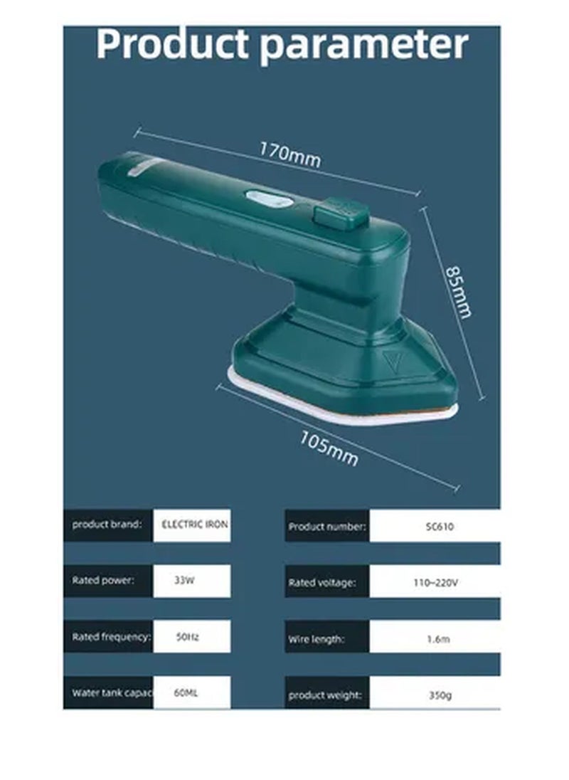 Rabos - Portable Handheld Steam Iron Mini 60 ml 33 W XX-43423UK Blue - Image 1