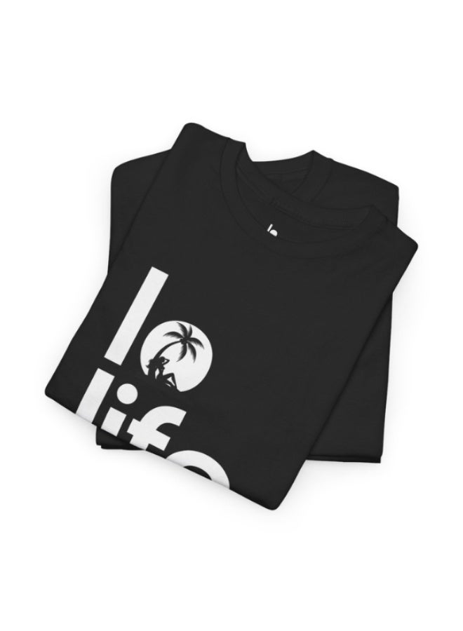Lo Life Palm Dreams T-Shirt | Trendy Graphic Cotton Tee for Men - Image 3