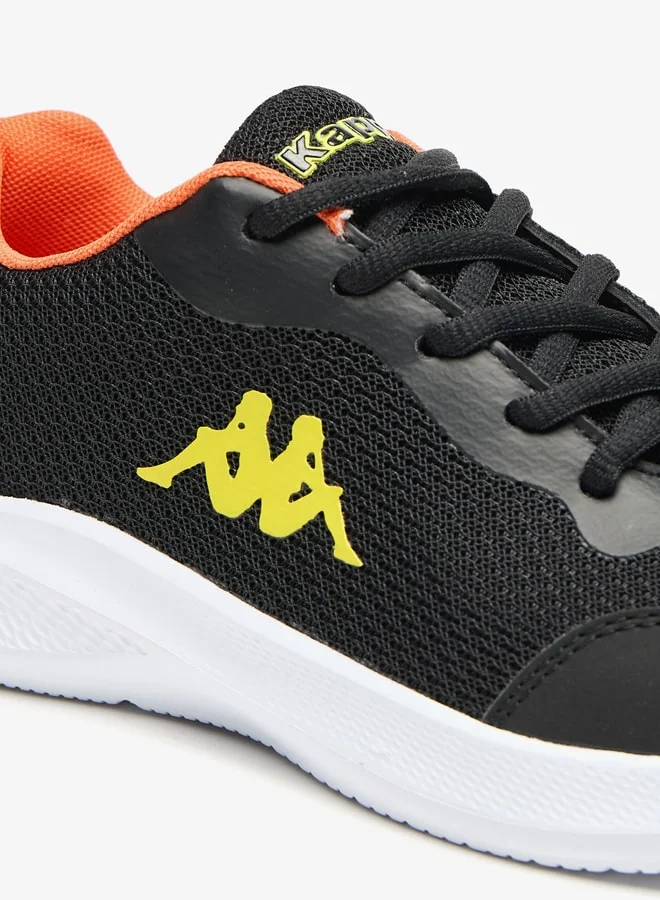 Kappa Boys Textured Sports Shoes with Lace-Up Closure
