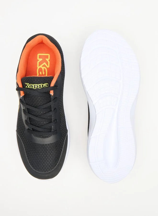 Kappa Boys Textured Sports Shoes with Lace-Up Closure