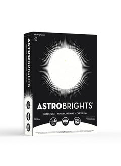Neenah Astrobrightscard Stock Stardust White Letter (8.5 X 11) 65 Lb Pack Of 250  - Image 1
