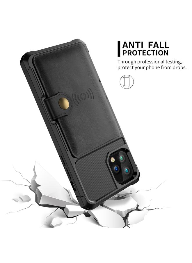 اس-توب جراب جلدي لهاتف iPhone 11 Pro Max مع محفظة مغناطيسية وحقيبة بطاقات - Image 4