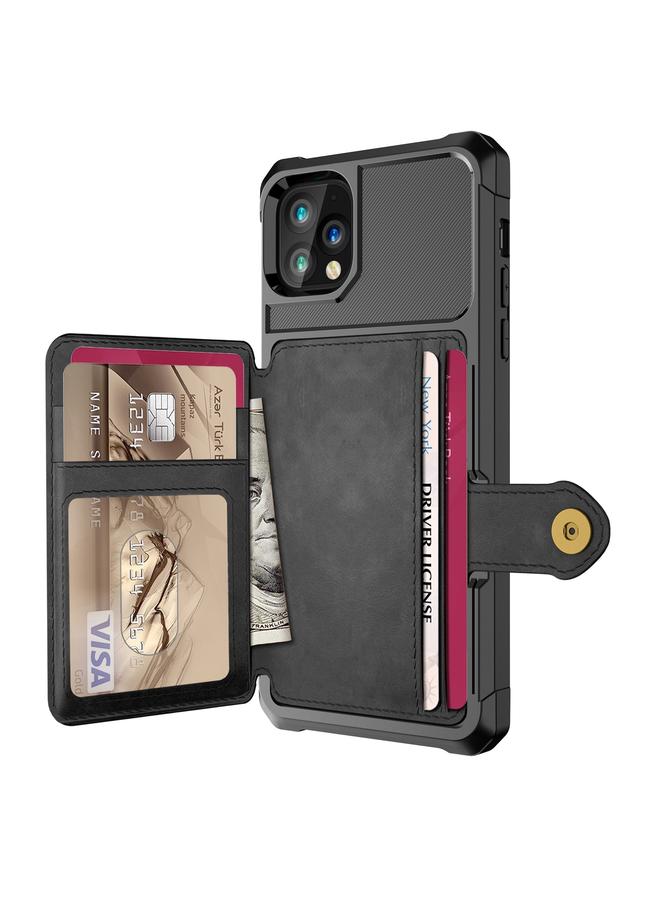اس-توب جراب جلدي لهاتف iPhone 11 Pro Max مع محفظة مغناطيسية وحقيبة بطاقات - Image 2