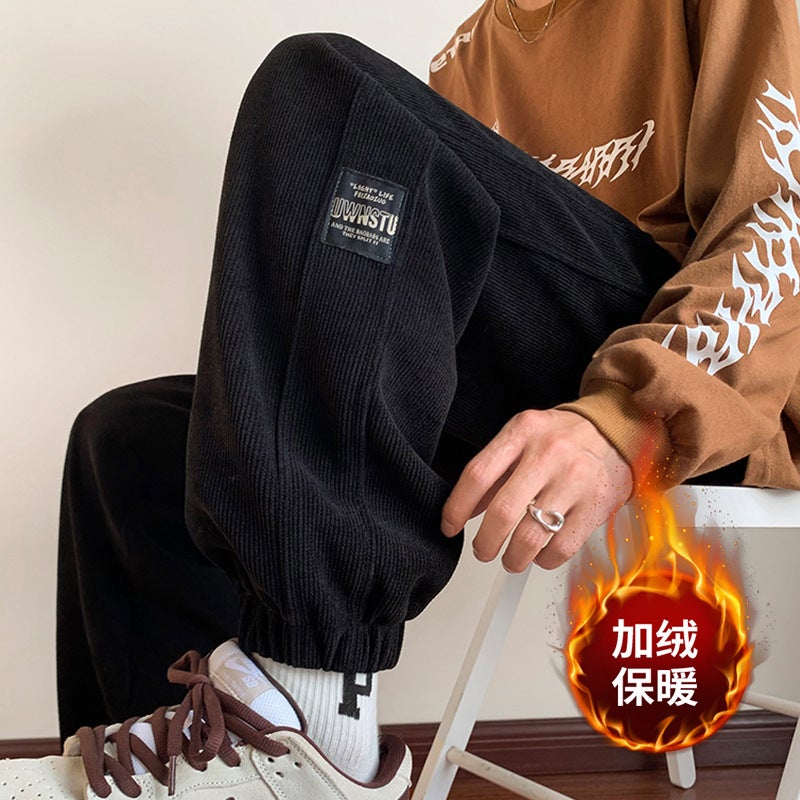 Youth Casual Trousers Men'S Junior High School Student Sweatpants Trendy Handsome Pants Big Children Sports Pants - Image 2