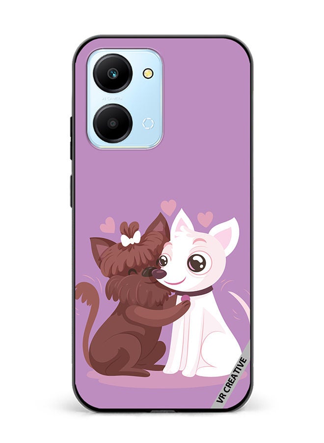 VR CREATIVE Protective Case Cover For Honor Play7T Love Bear Design Multicolour - Image 1