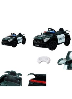 Cute ninos 6V Battery Operated Police Car for Kids with Remote Control and Foot Pedal, 380W Dual Motors  - Image 2