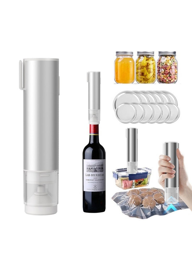 عام آلة ختم متعددة الوظائف محمولة باليد، آلة ختم فراغ للأكياس لحفظ الطعام، آلة ختم فراغ للجرار الزجاجية. - Image 1