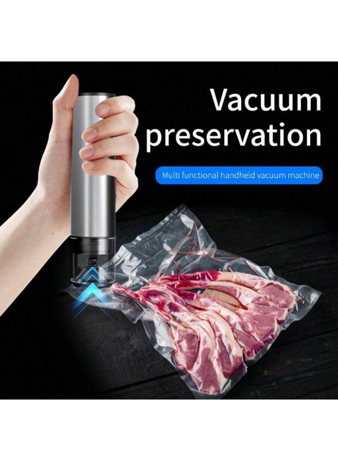 عام آلة ختم متعددة الوظائف محمولة باليد، آلة ختم فراغ للأكياس لحفظ الطعام، آلة ختم فراغ للجرار الزجاجية. - Image 5