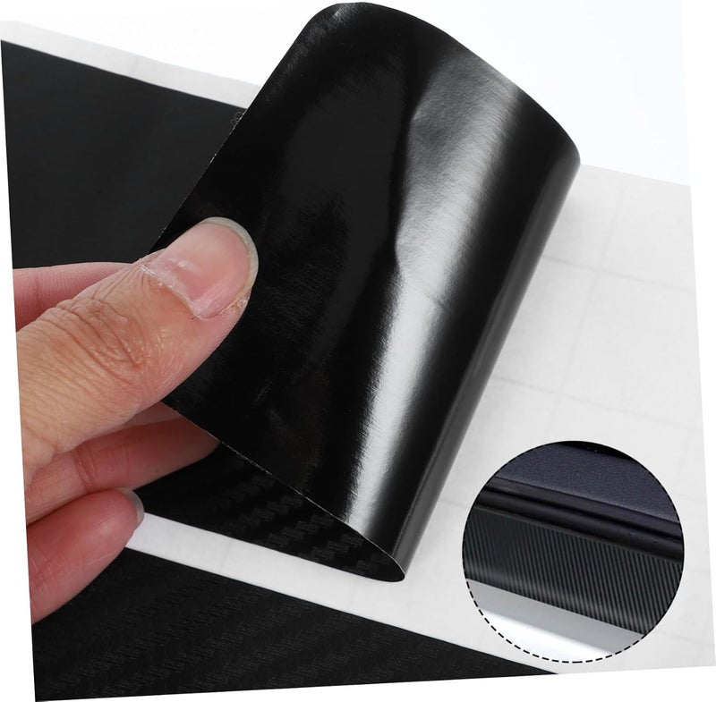 ABOOFAN 1set Door Sill Stickers for Cars Protective Cover for Door Steps Scratch-Resistant Auto Sill Protectors Easy Installation Fit Design - Image 5
