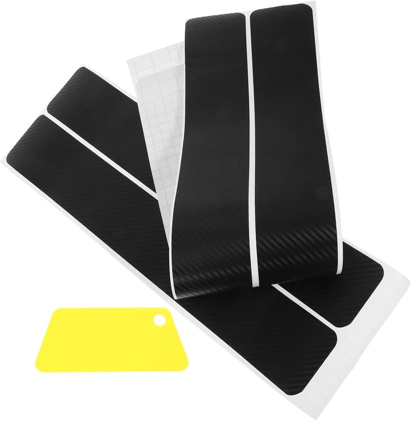 ABOOFAN 1set Door Sill Stickers for Cars Protective Cover for Door Steps Scratch-Resistant Auto Sill Protectors Easy Installation Fit Design - Image 1