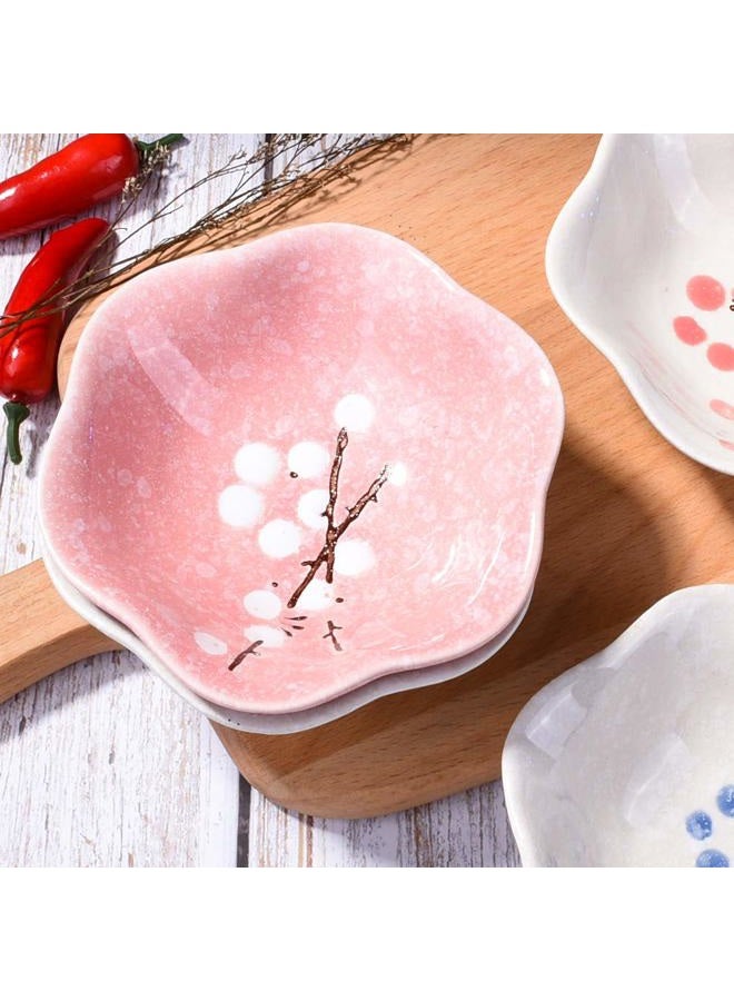 Whitenesser 4 Inch Soy Sauce Cups, Japanese Dipping Bowl Soy Sauce Seasoning Dishes Soy Dipping Sauce Dishes set of 4 - Image 3