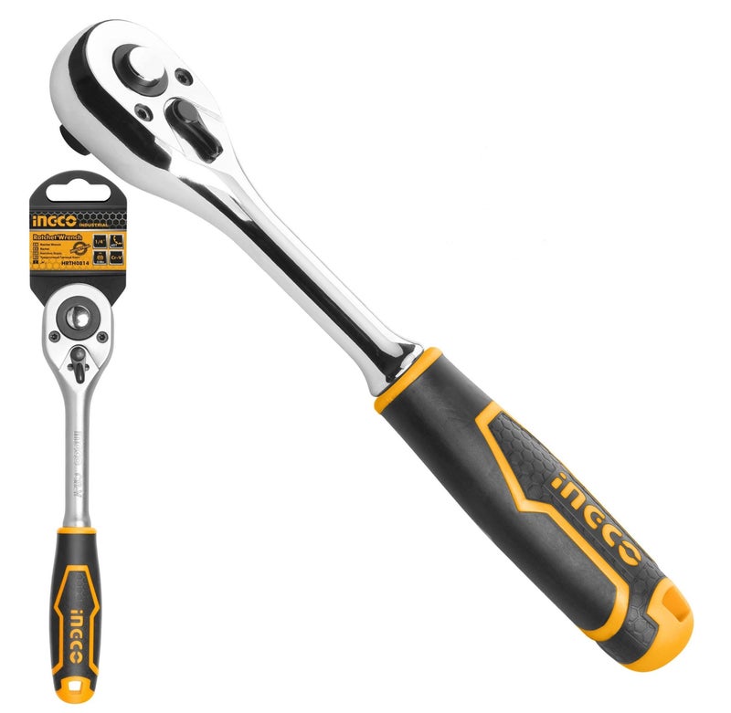 Ingco 1/4" Ratchet Wrench, Heavy Duty Ratchet Wrench, 158mm | 1/4" 45T, Quick Release - Image 4