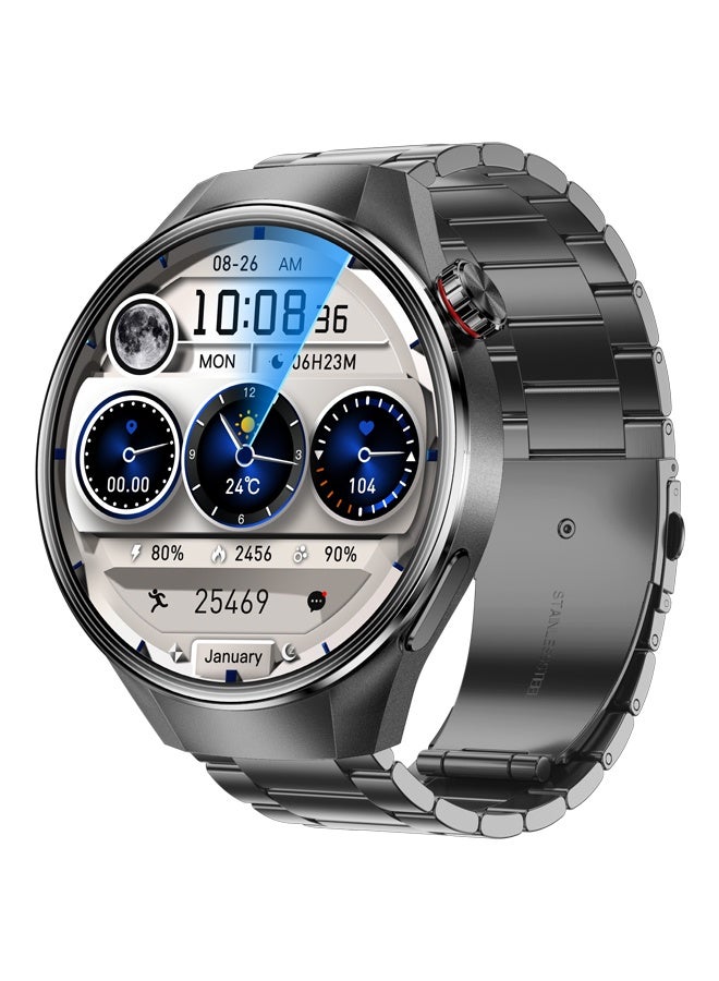 RollsTimi  Men's Smart Watches Help Outdoor Sports Waterproof Health Monitoring Bluetooth Call 1.75"AMOLED Screen 400mah Long Battery Life (Black) - Image 1