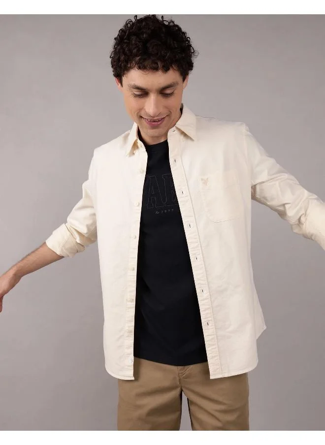 امريكان ايجل AE Slim Fit Everyday Oxford Button-Up Shirt