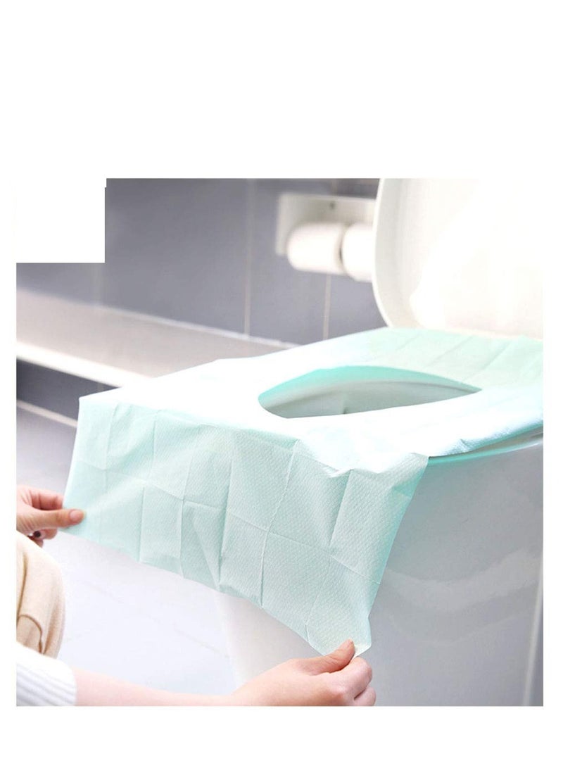 SYOSI Toilet Mat, 30 PCS Waterproof Travel Disposable Toilet Seat Cover Antibacterial Waterproof Portable WC Pad Toilet Mat For Baby Pregnant Mom, Independent Packing - Image 1