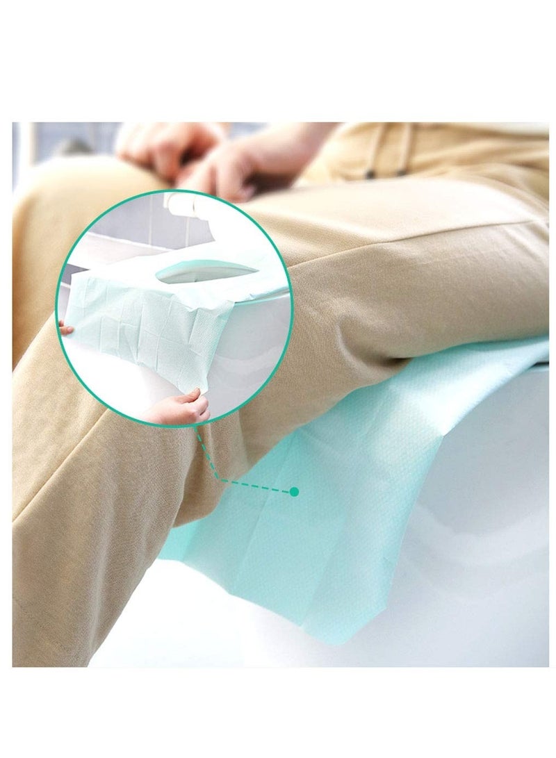 SYOSI Toilet Mat, 30 PCS Waterproof Travel Disposable Toilet Seat Cover Antibacterial Waterproof Portable WC Pad Toilet Mat For Baby Pregnant Mom, Independent Packing - Image 2