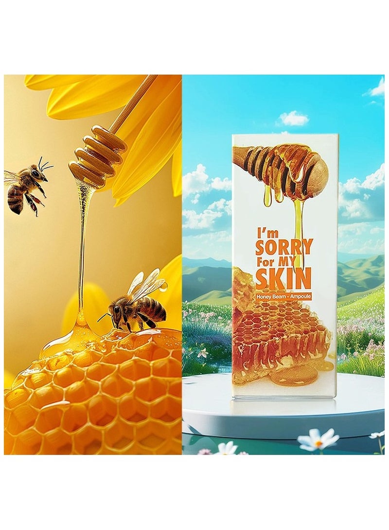 آي آم سوري فور ماي سكين أنا آسف لـ My Skin Honey Beam Ampoule 30ml – مصل العناية بالبشرة الكوري المضاد للشيخوخة مع تأثيرات التبييض والحد من التجاعيد – يحتوي على 10,000ppm مستخلص عسل الجيلي الملكي - Image 2