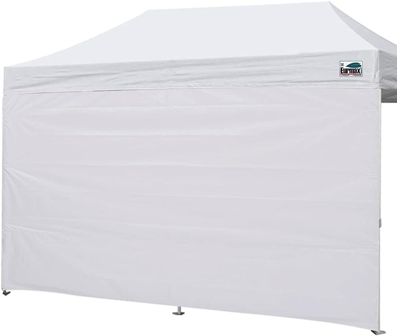 Eurmax USA Instant Canopy SunWall Camping Tent Tarp Shelter 10x20 Canopy Wall Sidewall Canopy Tent Sidewalls for Pop Up Canopy Tent,1 Pack Sidewall Only(White) - Image 1