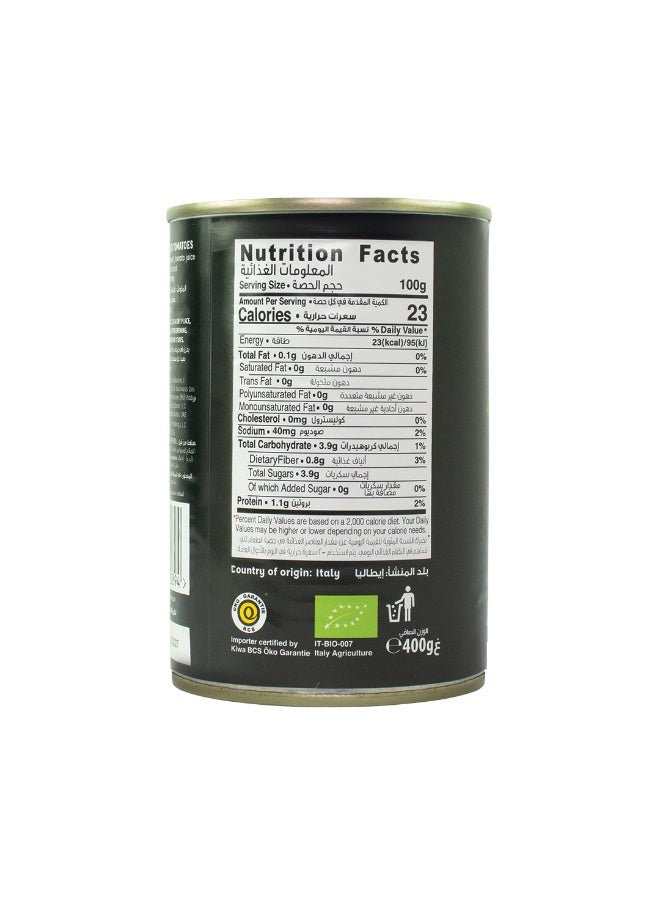 Organic Larder ORGANIC PEELED TOMATOES (400G) - Image 3