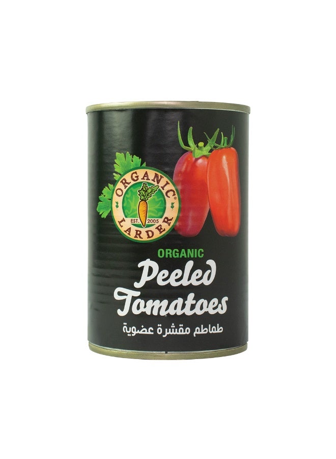Organic Larder ORGANIC PEELED TOMATOES (400G) - Image 1