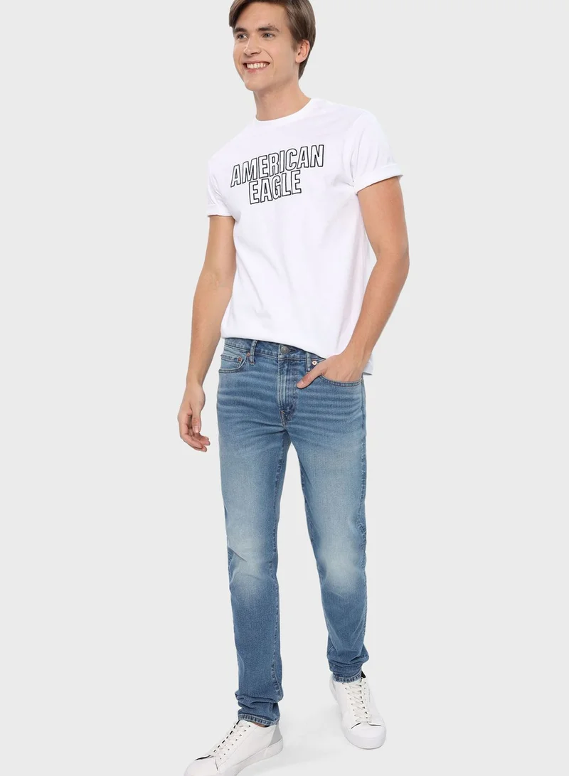 American Eagle Graphic Crew Neck T-Shirt