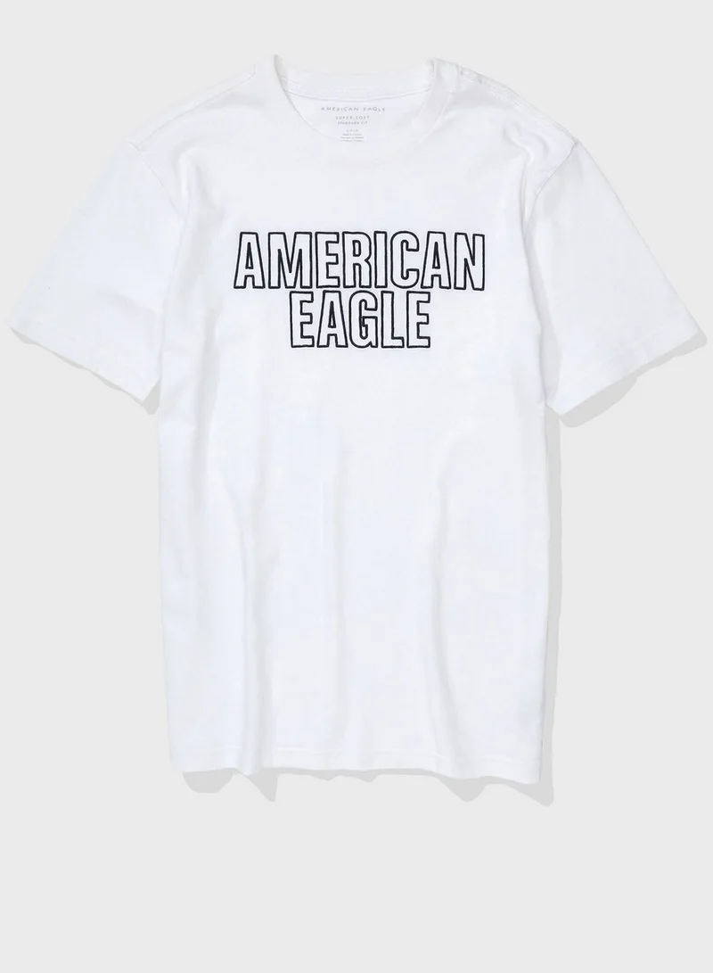 American Eagle Graphic Crew Neck T-Shirt