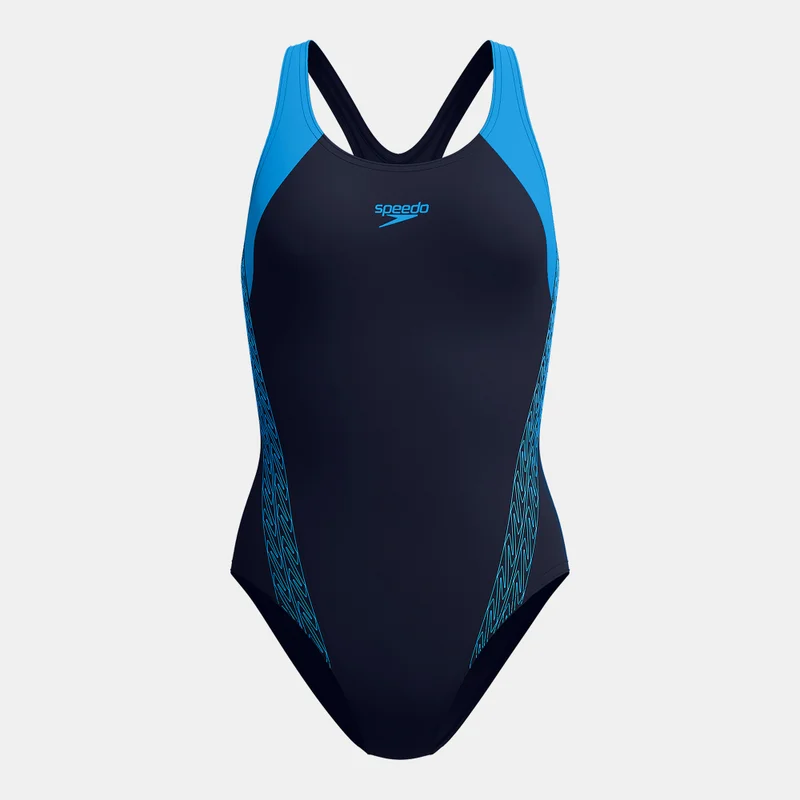 speedo Women's Placement Laneback Swimsuit