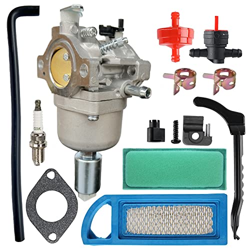 SOOGIF 799727 Carburetor for Briggs Stratton 14HP 15HP 16HP 17HP 175 HP 18HP Intek Engines CarbReplace 791858 794572 591731 594593 Lawn Tractor Mower Nikki Carb with Air Filter kits - Image 1