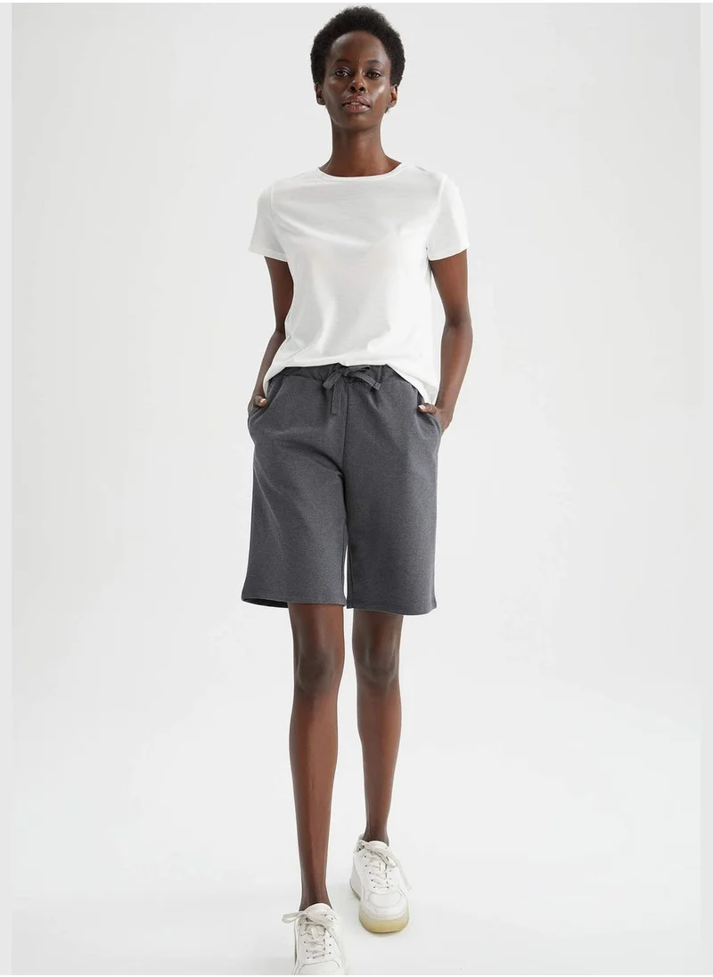 DeFacto Regular Fit Tie Waist Short