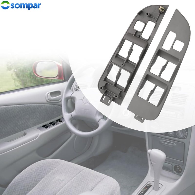 Osompar Front Driver Window Switch Bezel Panel for Toyota Corolla - Image 2