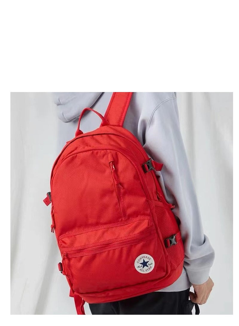 CONVERSE حقيبة ظهر نيو جو 2 باللون الأحمر - Image 2