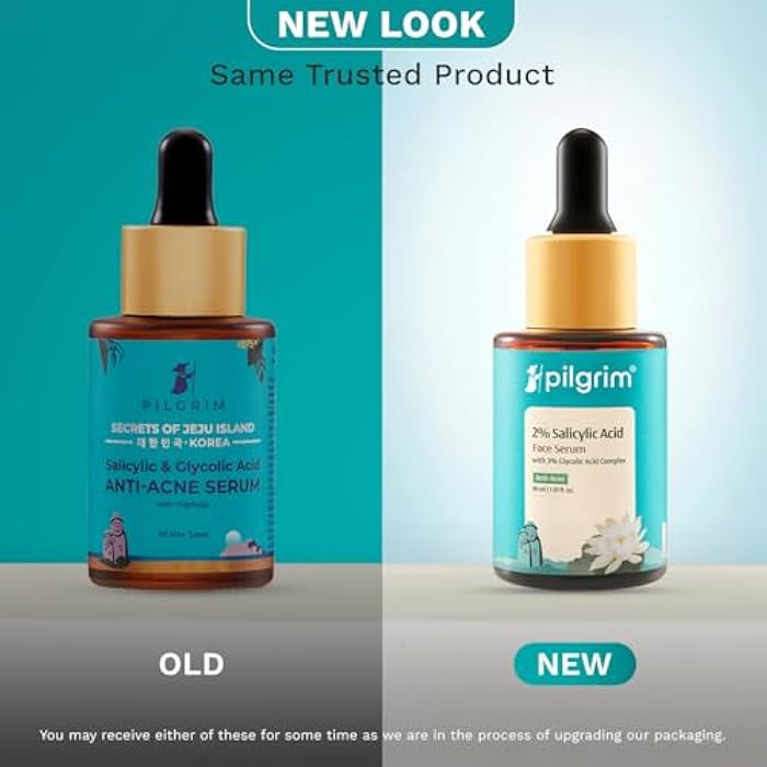 Pilgrim 2% Salicylic Acid Face Serum for Acne-Prone Skin | with Korean White Lotus | Clears Pores, Controls Oil & Fights Acne | Gentle Daily Serum | 1.01 Fl Oz (30ml) - Image 2