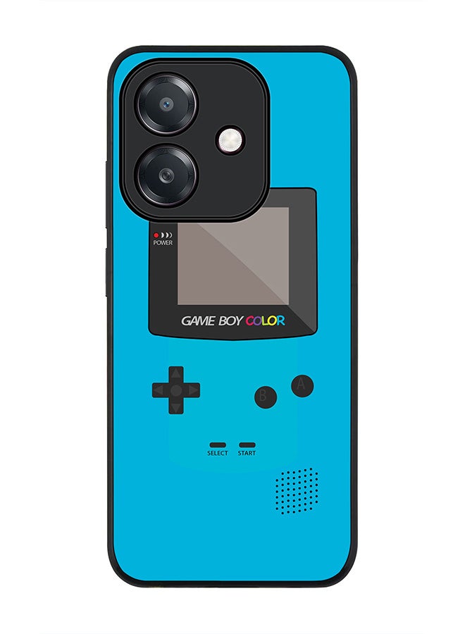 Stylizedd For Oppo A5i Case,Slim fit Camera Protection, Shockproof Thin Phone cover  - Gameboy Color - Blue