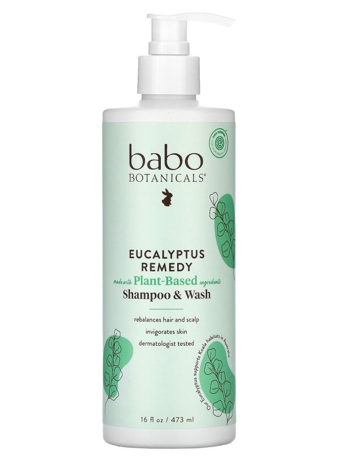 Babo Botanicals Eucalyptus Remedy Shampoo & Wash 16 fl oz (473 ml)