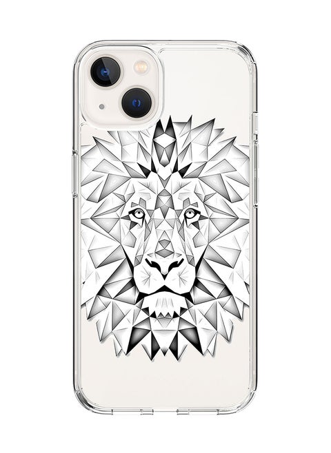Classic Clear Case for Apple iPhone 15 Hybrid Soft Case Flexible Edges Anti Drop TPU PC Gel Thin Transparent Cover [ Designed for Apple iPhone 15 ] - Poly Lion