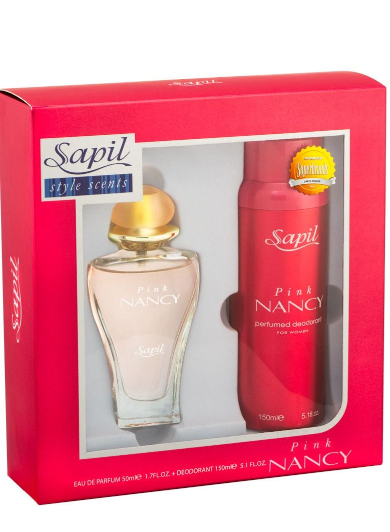 sapil Gpac Nancy Pink 50ml EDP+150 ml DEO - Image 1