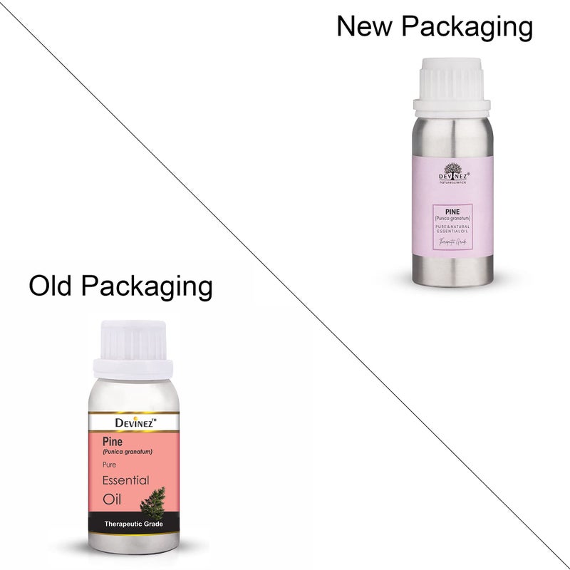 Devinez Natural Pine Essential Oil -500ml, 100% Pure, Natural & Organic Undiluted Essential Oils for Aroma Tharapy, Reed diffusers, Anodized Aluminum Bottle. - Image 2