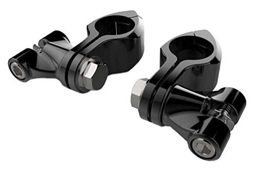 Ciro 60022 Standard Engine Guard Highway Peg Mount Kit Black For All 114 - Image 1
