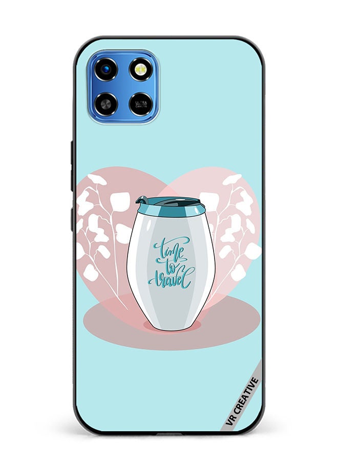 VR CREATIVE Protective Case Cover For Infinix Smart 6 HD Travel Mug Design Multicolour - Image 1